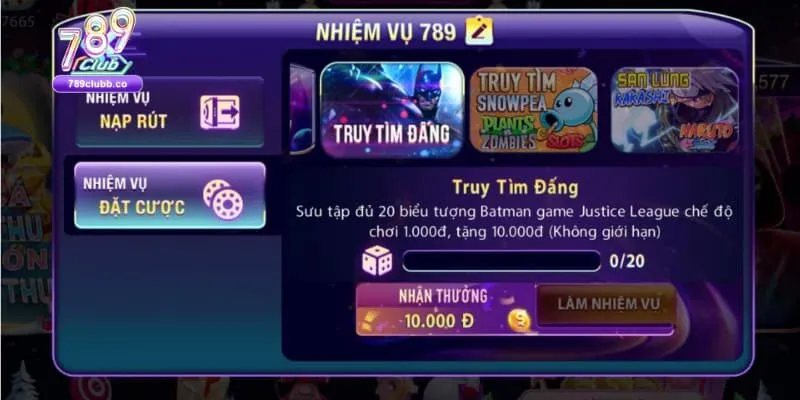 Một vài khuyến mãi siêu hot tại 789club
